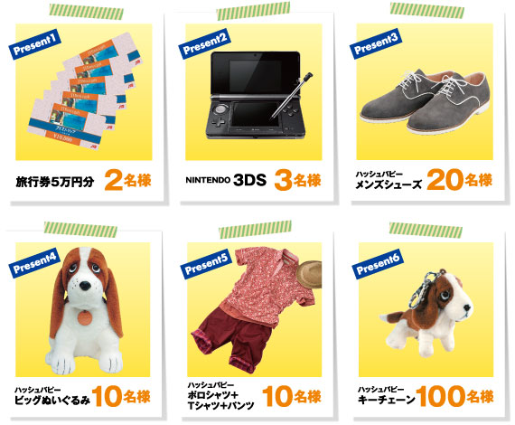 父の日キャンペーン プレゼント賞品